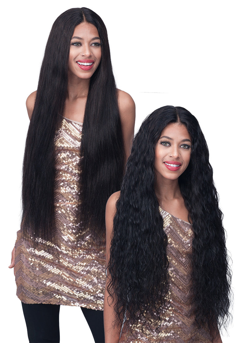 BobbiBoss Unprocessed Human Hair Lace Front Wig - BNLFWW32 Wet & Wavy 32"