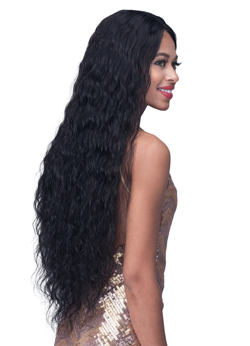 BobbiBoss Unprocessed Human Hair Lace Front Wig - BNLFWW32 Wet & Wavy 32"