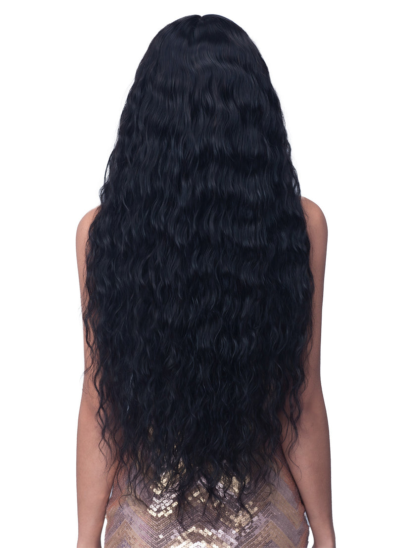 BobbiBoss Unprocessed Human Hair Lace Front Wig - BNLFWW32 Wet & Wavy 32"