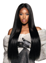 IndiRemi Bone Straight 100% Unprocessed Virgin Remi Hair Weaves - Multi Length Package