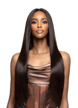 BobbiBoss Bone Straight Unprocessed Human Hair Full/Whole Lace Wig - FLH002 26"