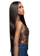 BobbiBoss Bone Straight Unprocessed Human Hair Full/Whole Lace Wig - FLH002 26"