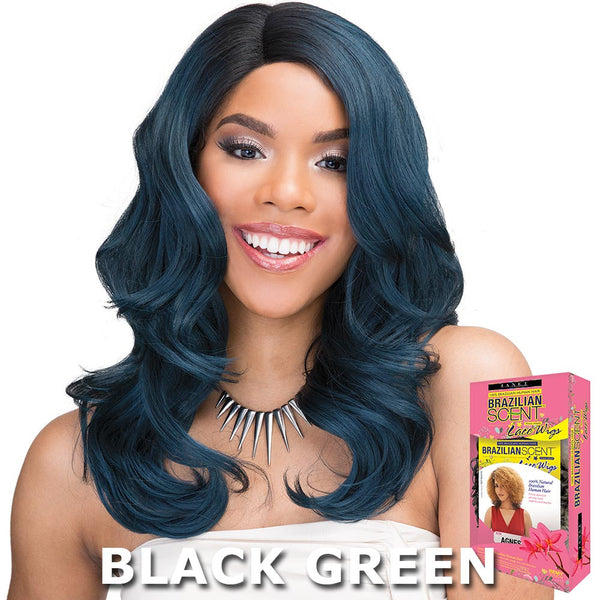 Janet Brazilian Scent Human Hair Blend Lace Front Wig LUDIAN