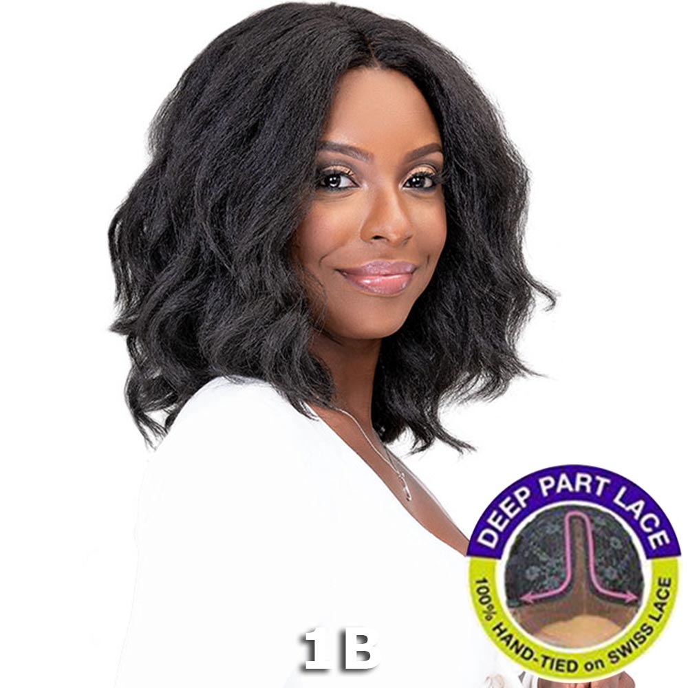 Janet Natural Me Yaky Texture Hair Lace Front Wig Jode